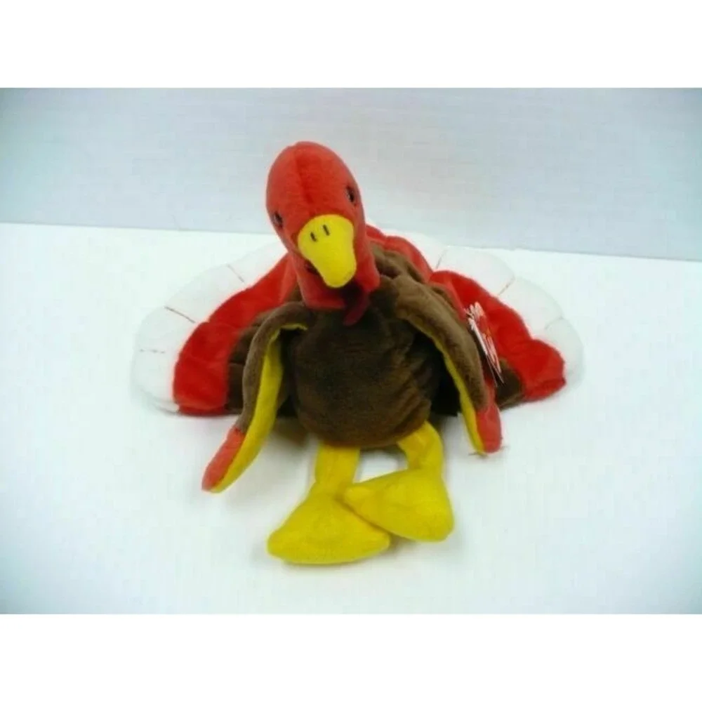 Ty Beanie Baby Gobbles the Turkey – 1996 PVC Pellets – Style 4034 – w/ Tags